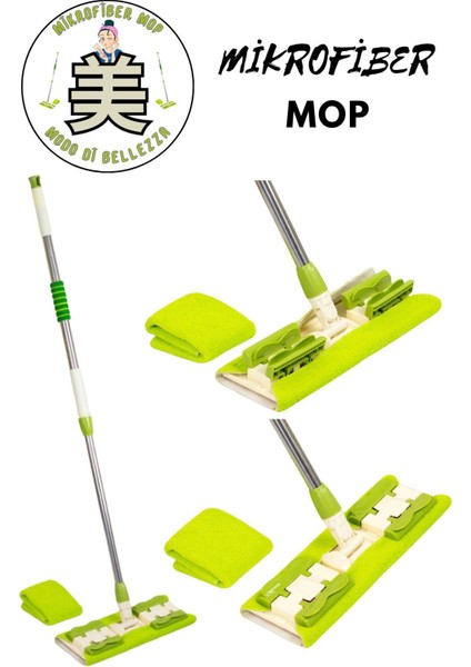 Yer Fayans Duvar Yüzey Temizlik Mikrofiber Mop