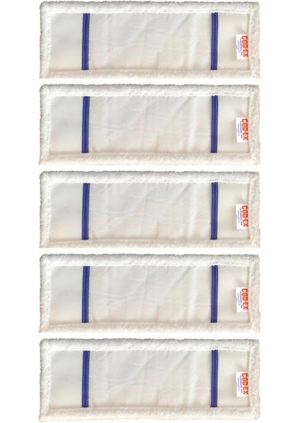 Yedek duvar mop seti 50cm, 5 adet, temizlik için ideal, TR menşei, kaliteli seçim