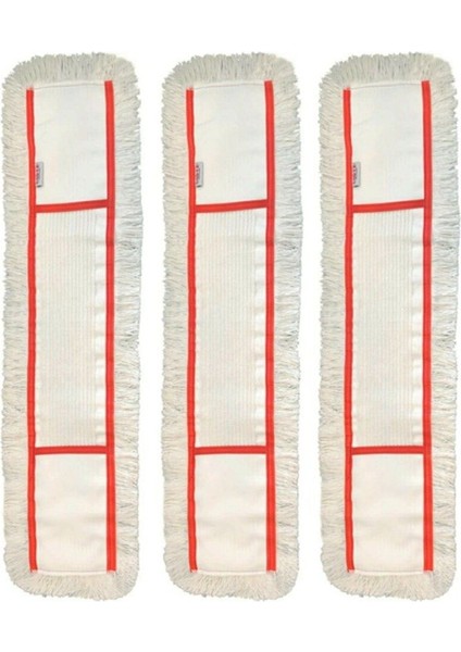 Yedek Nemli Mop 80 cm 3'lü set, Pratik ve Dayanıklı Temizlik Aracı