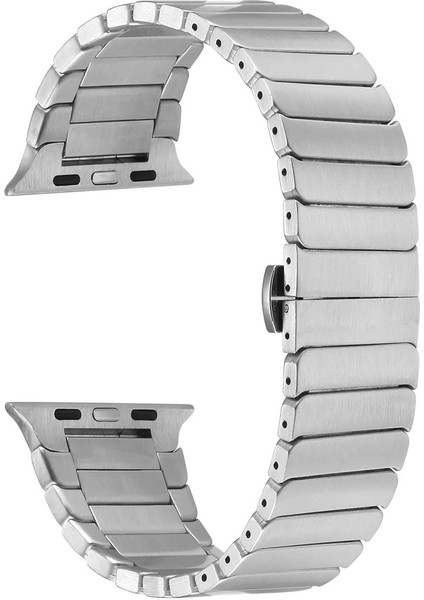 Apple Watch Uyumlu 7 8 9 45MM Kordon Krd-79 Metal Strap Kayış fırsatları
