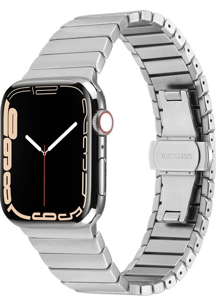 Apple Watch Uyumlu 42MM 44MM Kordon Krd-79 Metal Strap Kayış fiyatları