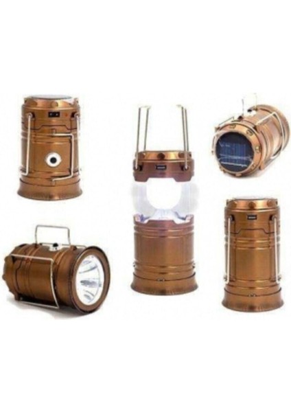 Büyük Boy Güneş Enerjili Kamp Feneri Işıldak Lamba USB Powerbank fırsatları