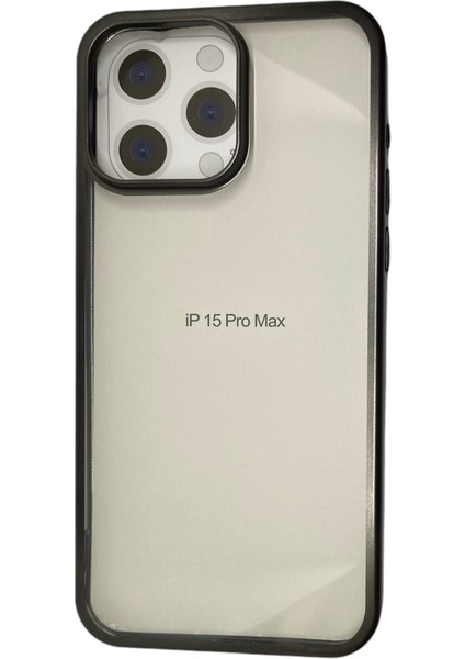 Apple iPhone 15 Pro Max Şeffaf Süper Silikon Kılıf