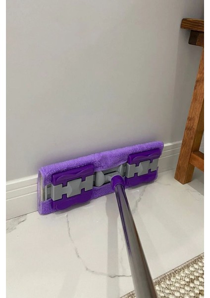 Teleskopik Mikrofiber Temizlik Mopası, Yer ve Duvar için Kolay ve Pratik Kullanım Seti indirimleri