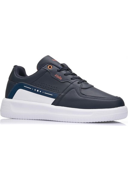 Erkek Lacivert Bağcıklı Memory Foam Hafızalı Taban Sneaker Spor Ayakkabı 23557