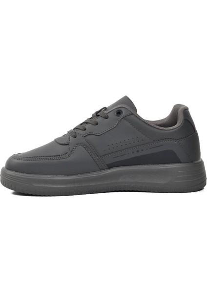 Erkek Füme Bağcıklı Memory Foam Hafızalı Taban Sneaker Spor Ayakkabı 23557