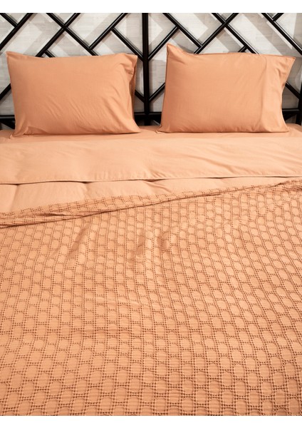 Stone Wash Pike / Yatak Örtüsü Çift Kişilik 220x240 Tarçın