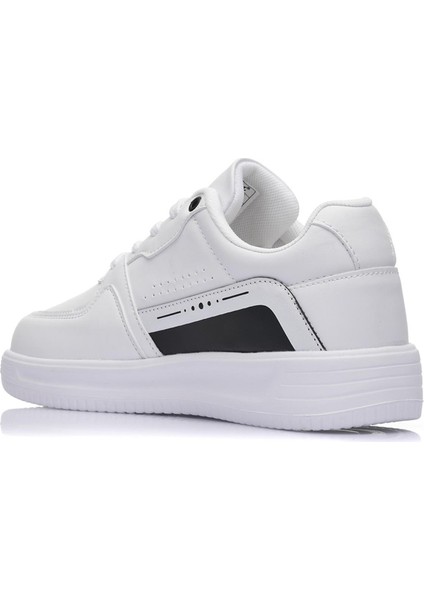 Erkek Beyaz Bağcıklı Memory Foam Hafızalı Taban Sneaker Spor Ayakkabı 23557 modelleri