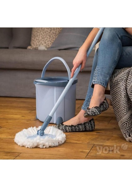 İki başlıklı ıslak ve kuru döner mop temizlik seti, pratik ve kullanışlı temizlik aracı fırsatları