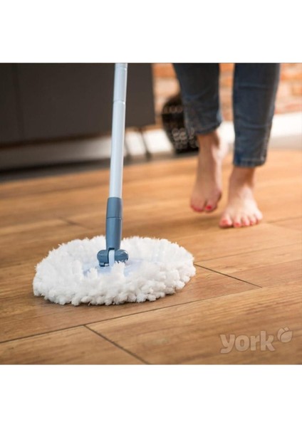 İki başlıklı ıslak ve kuru döner mop temizlik seti, pratik ve kullanışlı temizlik aracı indirimleri