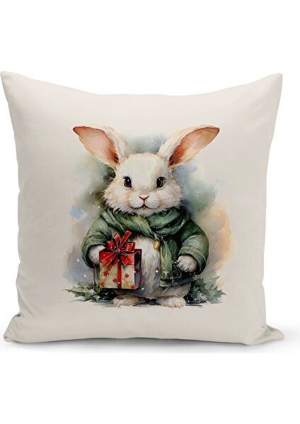 Bertille Home Yılbaşı Serisi Çift Tarafı Dijital Baskılı  8'li Kırlent Kılıfı Seti (Christmas Noel Cushion Cover)