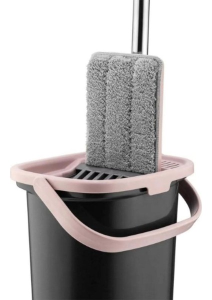 Kompakt Temizlik Seti, Siyah-Pembe, Kolay Kullanım ve Etkili Temizlik Çeşidi