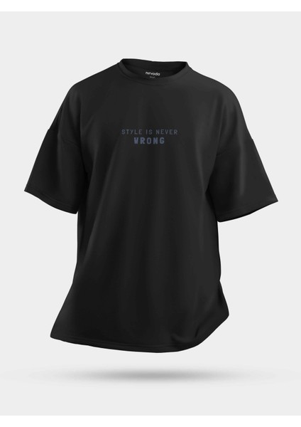 Oversize Create Luck Kız Baskılı Unisex Tişört