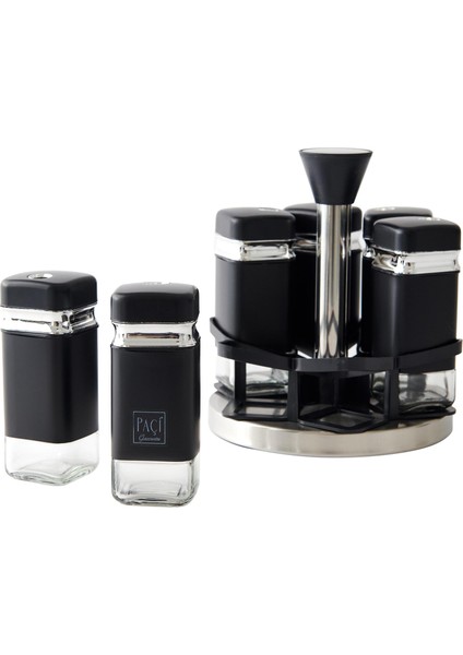 Fiona Dönen Standlı 6'lı Baharatlık Seti modelleri