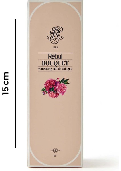 Bouquet Cam Şişe Kolonya - 250 ml fırsatları