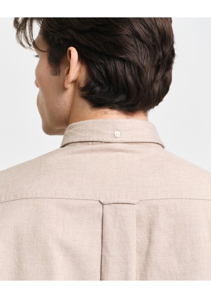 Erkek Bordo Regular Fit Düğmeli Yaka Gömlek 3230218.638 indirimleri