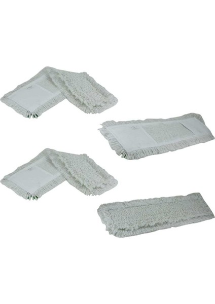 3'lü Nemli Mop Seti 80cm, 220gr Temizlik Seti, Yedek Çeşitli