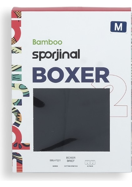 Erkek Siyah 2'li Boxer (BBU-P221)