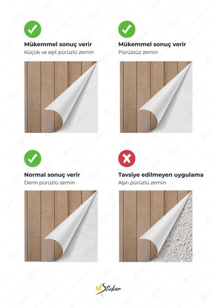 Çocuk Odası Yarım Duvar Kaplama Özel Kesimli Duvar Kağıdı Görünümlü 55 x 115 Sticker