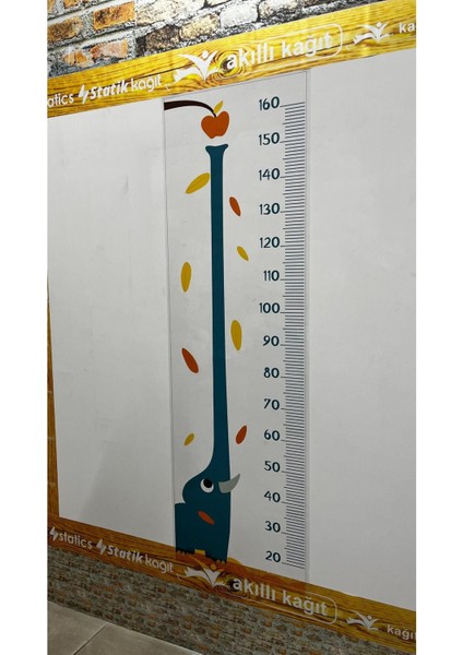 Çok Renkli Boy Ölçer, 48x160 cm, Çocuk ve Yetişkinler İçin, 1 Parça fiyatları