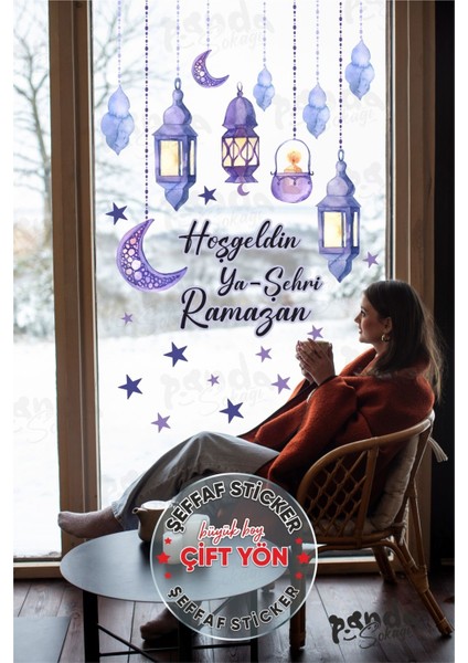 Çok Renkli Ramazan Temalı Sarkıt Fener Seti, Çocuk Odası Dekorasyonu modelleri