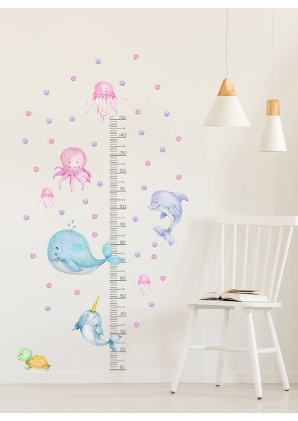 Çocuk odası dekor sticker seti, şeffaf ve renkli, 5+ parça, turuncu tasarım fiyatları