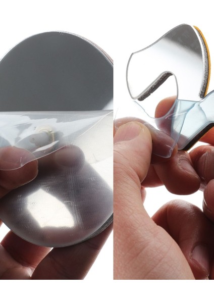 3D Arapça Rakamlı Gümüş Aynalı Duvar Saati, Dokulu, Kendinden Yapışkanlı modelleri