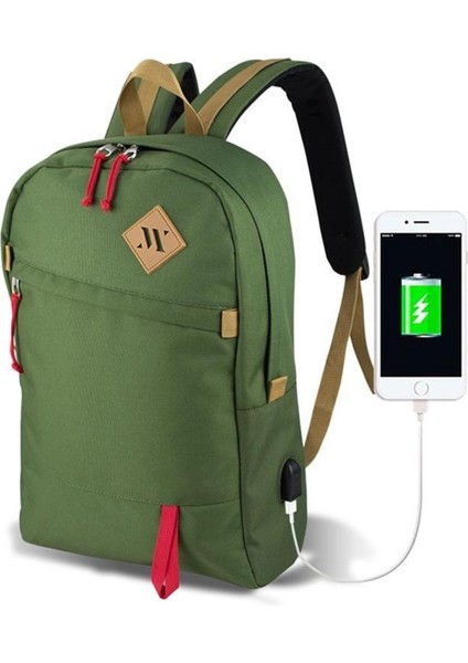 Yeşil Tüm Laptoplara Uygun Darbeye Karşı Korumalı Kaliteli Laptop Çantası, Sırt Çantası modelleri