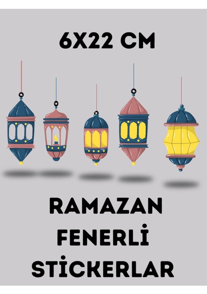 Ramazan Temalı Renkli Cam ve Duvar Süsü Seti, 5+ Parça, Mor modelleri