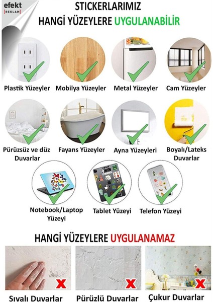 Çok Renkli Ramazan Kabe ve Fenerler Çift Taraflı Sticker Seti 5+ Parça fiyatları