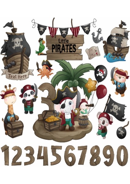 Renkli çocuk odası dekor sticker, hayvan desenli, 100x100 cm, 22 parça, eğlenceli tasarım fiyatları