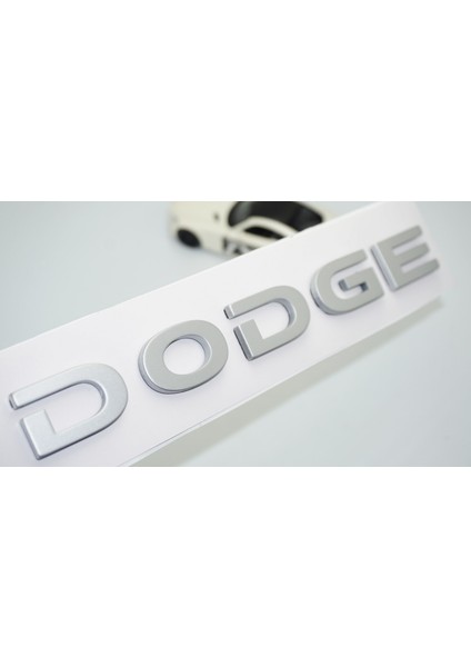 Dodge Bagaj Gri Abs 3m 3D Yazı Logo Amblem