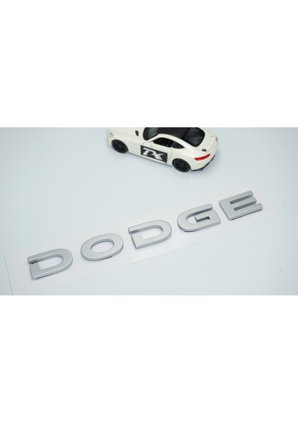 Dodge Bagaj Gri Abs 3m 3D Yazı Logo Amblem