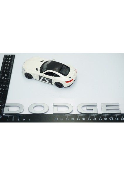 Dodge Bagaj Gri Abs 3m 3D Yazı Logo Amblem