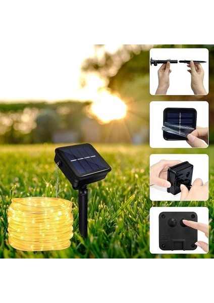 10 Metre Güneş Enerjili Hortum LED Işık fırsatları