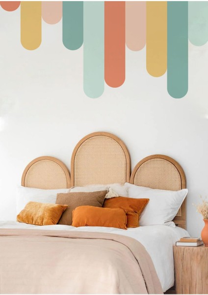 Renkli Damla Çocuk Odası Duvar Stickerı, Eğlenceli ve Şık Dekorasyon Parçası