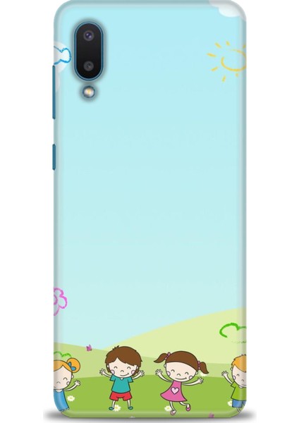 Samsung Galaxy A02 Uyumlu Kılıf Hd Baskılı Kılıf -MRK129 - 594
