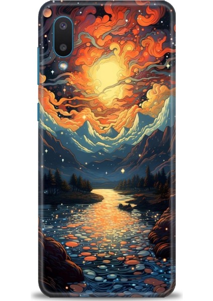 Samsung Galaxy A02 Uyumlu Kılıf Hd Baskılı Kılıf -MRK129 - 883