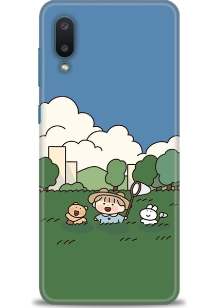 Samsung Galaxy A02 Uyumlu Kılıf Hd Baskılı Kılıf -MRK129 - 450