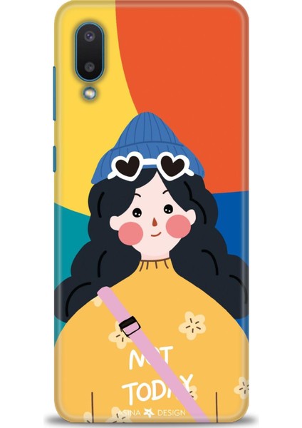 Samsung Galaxy A02 Uyumlu Kılıf Hd Baskılı Kılıf -MRK129 - 791