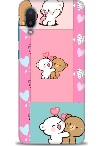 Samsung Galaxy A02 Uyumlu Kılıf Hd Baskılı Kılıf -MRK129 - 812
