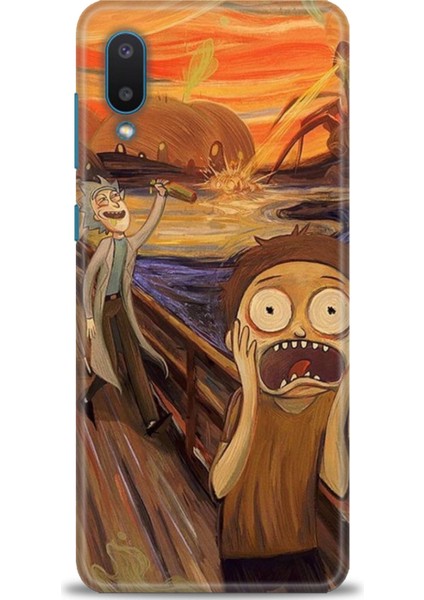 Samsung Galaxy A02 Uyumlu Kılıf Hd Baskılı Kılıf -MRK129 - 648