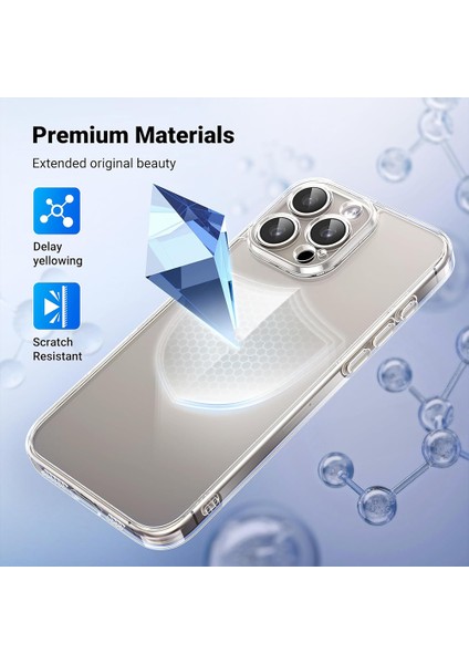 iPhone 16 Pro Max Şeffaf Silikon Kılıf 3D Kamera Korumalı Slim Fit Esnek Kapak