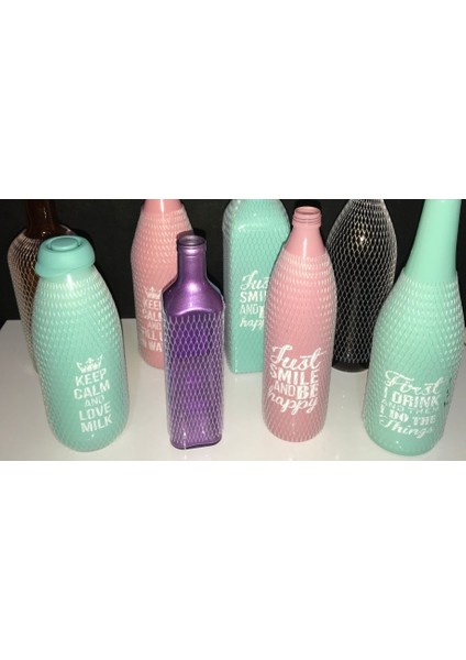 Şişe, Metal Koruma Filesi, 5 cm den 9 cm kadar genişler, 100 Adet, 25 cm Kesilmiş, Şeffaf Renk modelleri