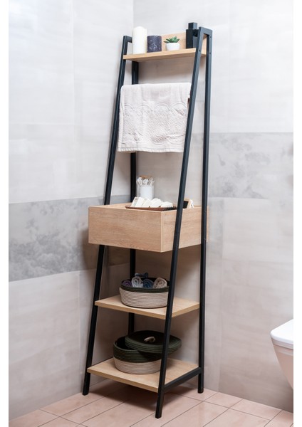 Metal Ahşap Çekmeceli Banyo Boy Dolabı, Banyo Düzenleyici , Çok Amaçlı Raf ,havluluk Banyo Organizer fiyatları