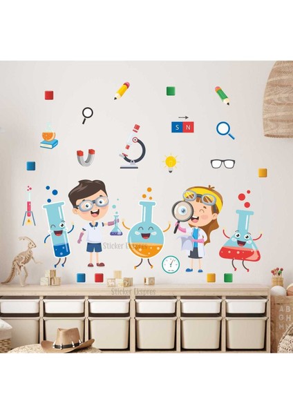 Renkli çocuk odası duvar sticker seti, 5+ parça, figür desenli, eğlenceli dekorasyon. fiyatları