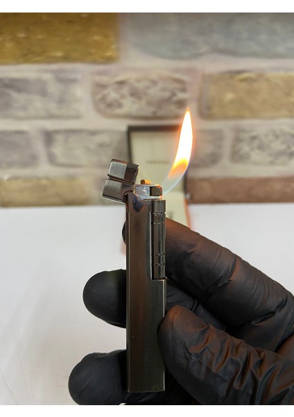 Marka Düz Füme Renk Gazlı Ince Model Kişiye Özel Çakmak indirimleri