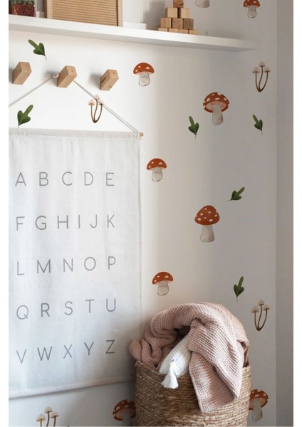 Çocuk Odası Renkli Kırmızı Mantar Dekor Parça Sayısı: 1