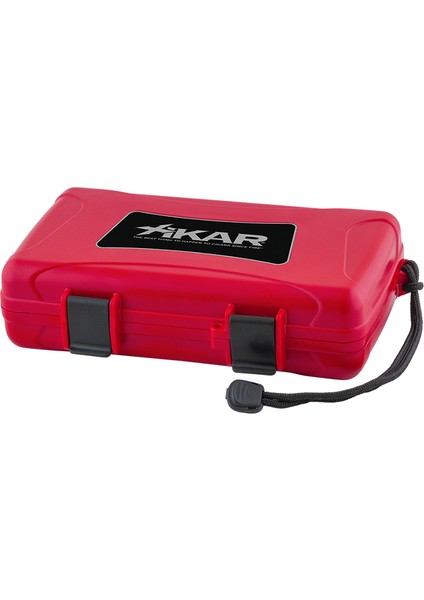 Travel Humidor 5'li Kırmızı Puro Seyahat Çantası