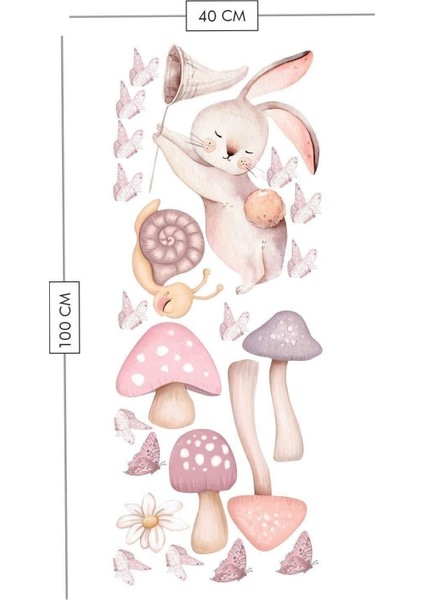 Yıldız Avcısı Tavşan Duvar Sticker fiyatları